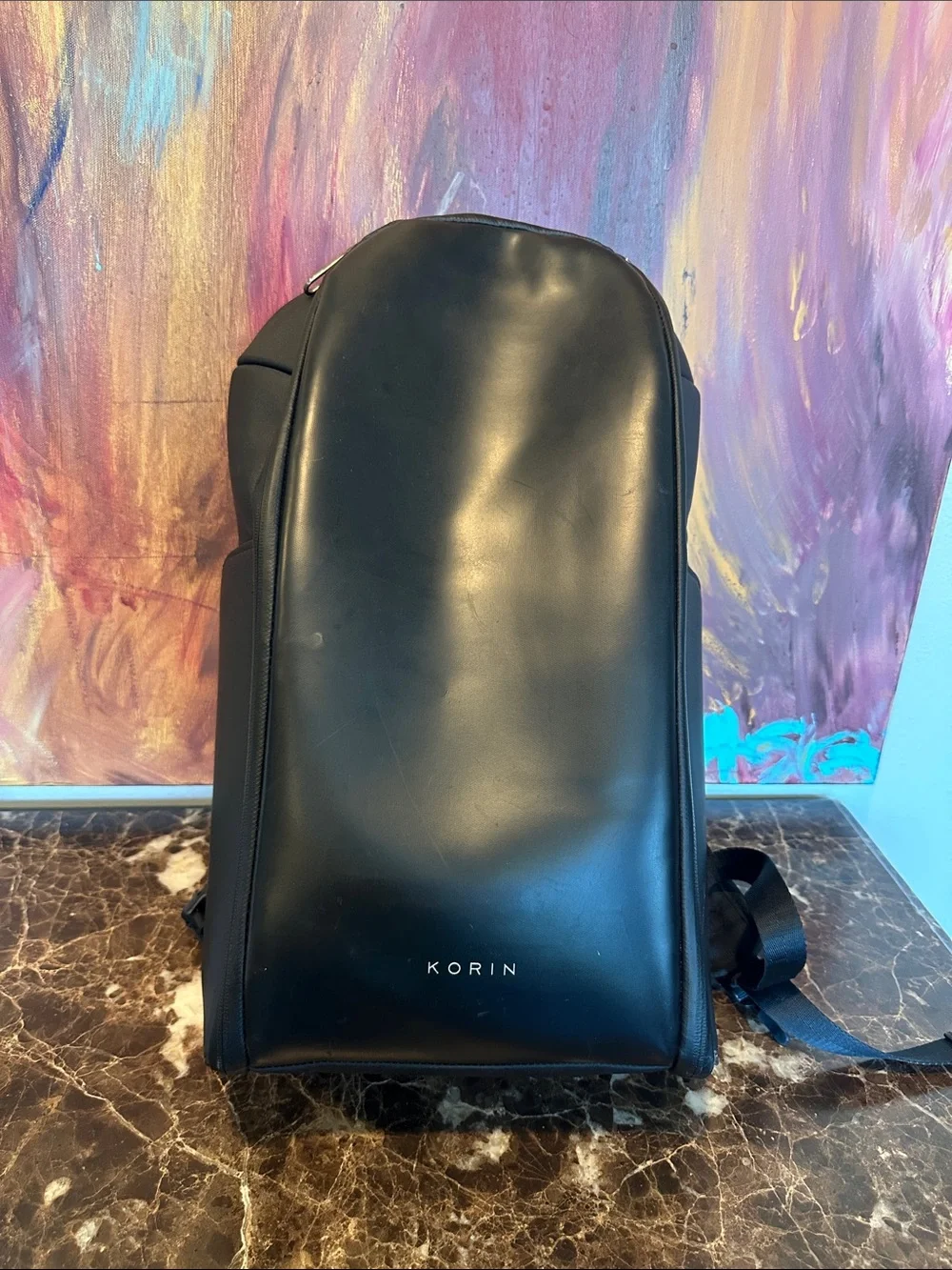 Korin Flappack Pro 16 Black Men's Backpack - Smooth Minimalist Carry